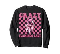 Lazo de Coqueta Rosa Crazy Flamingo Lady Flamingo para niña y mamá Sudadera