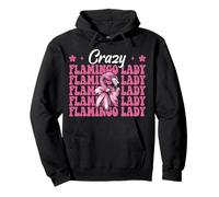 Lazo de Coqueta Rosa Crazy Flamingo Lady Flamingo para niña y mamá Sudadera con Capucha