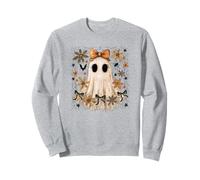 Lazo de Encaje Fantasma de Halloween, Boojee Coquette Bow, Spooky Vibes, Sudadera