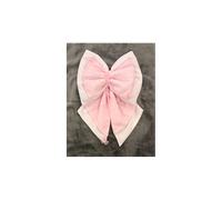 Lazo de nacimiento Sangallo rosa con bordado personalizado BabyChic