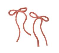 Lazo de Navidad elegante estilo 2000 clip lateral lazo clip de pelo dulce niña hada arco 3D Bowknot Balletcore
