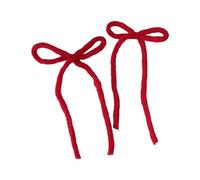 Lazo de Navidad elegante estilo 2000 clip lateral lazo clip de pelo dulce niña hada arco 3D Bowknot Balletcore