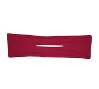 Lazo de tela para moño, bandas para el pelo para mujer, accesorio para el pelo, duradero, ligero, fácil de llevar, para la vida cotidiana, yoga, correr, bailar (rojo)