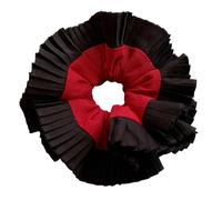 Lazo elástico de encaje para el pelo francés para peinados elegantes, adecuado para cabello grueso y fino