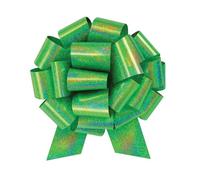 Lazo extragrande de 12 pulgadas con purpurina verde holográfica, haz una declaración con un lazo grande para regalo. Lazo de regalo grande perfecto para bicicletas, electrodomésticos, duchas,