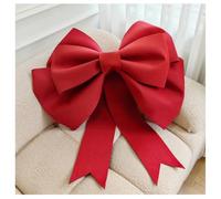 Lazo extragrande decorativo DIY, lazo gigante, lazo rojo enorme, lazo para coche, lazo de regalo para boda, fiesta en el coche, San Valentín, Navidad, decoración, color vino tinto, 50 cm