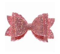 Lazo for el pelo de cuero con purpurina y totalmente cubierto for Clips, lazos boutique for diademas para Tocados(Color12,120Pcs)