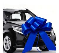 Lazo Grande para Coche, Lazo Gigante para Regalo Coche Happy Birthday, Lazo Regalo Grande, Lazo de Coche XXL 76cm, Lazo de Regalo para Bicicleta, Navidad, Nuevo Hogar, Boda, Cumpleaños, Fiesta