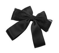 Lazo modificable para el pelo con delicado ribete de encaje, cómodo complemento de tela para trajes casuales, fiestas, moda y pensamientos presentes, pinzas permanentes suaves con cinta