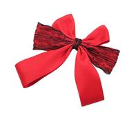 Lazo modificable para el pelo con delicado ribete de encaje, cómodo complemento de tela para trajes casuales, fiestas, moda y pensamientos de regalo, complementos vintage para mujeres y mujeres
