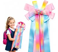 Lazo para bolsas escolares, unicornio, 67 × 20 cm, lazo para bolsas de azúcar, bolsa escolar para niñas y niños, lazos para bolsas de azúcar, decoración para comienzo escolar