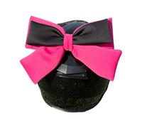 Lazo para casco de motocicleta, adhesivo desmontable para casco, accesorio protector para sombrero, ligero, diseño fácil de aplicar, rosa, para equitación, esquí, ciclismo de carretera, deportes al