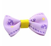 Lazo para el pelo de perros lila con anclas y estrellas de GogiPet