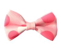 Lazo para el pelo de perros rosa con lunares grandes "Big Dot" de GogiPet