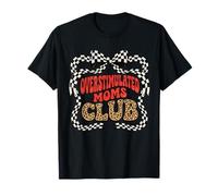 Lazo Retro en Forma de Tablero de ajedrez con diseño de Leopardo, de Overstimulated Moms Club Camiseta