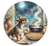 Lazo Rompecabezas Redondo 1000p Adultos-Niños Los animaless Haustiers Cute Circular Puzzle Niños: TaHaustiere Portátil Juguete Edugatoivo Decoración Hogar 1000pcs (67.5x67.5cm)