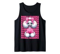 Lazo Rosa con Forma de Coqueta para Perro Poodle Grandma Nana Camiseta sin Mangas