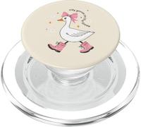 Lazo Rosa con Forma de Goose Silly On The Loose para niñas, niños y jóvenes PopSockets PopGrip para MagSafe