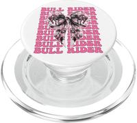 Lazo Rosa para Montar en Forma de Coqueta Bull Rider PopSockets PopGrip para MagSafe