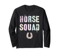 Lazo Vintage de Horse Squad Country Vibes Pony Equestrian Farm Manga Larga