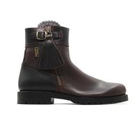 LAZO Y DUQUE - Botas chelsea de piel,camperas valverde del camino,con hebilla y cremallera,suela de goma,botos para: Hombre color: CASTAGNO talla:44