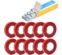 Lazos de acero inoxidable para plantas con capa de unión de polietileno para estabilidad de vid de tomate, soporte de tallo de uva, enrejado, correa de jardinería, bandas elásticas resistentes a la