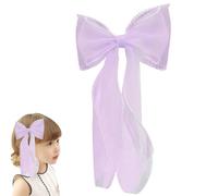 Lazos de cinta para el cabello, coloridos accesorios franceses con cinta larga, cola larga, lazos para el para niña, hija, hermana, cumpleaños, Navidad