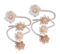 Lazos de flores para ventana, elegantes clips - Soporte de hebilla decorativo para ventana - para familiares, amigos, interior, hogar, terraza, lugar de trabajo, sala de estar, cocina y dormitorio