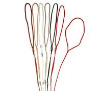 Lazos de nylon redondos con quitavueltas color marrón