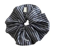 Lazos de rayas azules para el pelo, de tela suave, accesorio ligero para el cabello, para mujeres y niñas, casual, deportes, ocasiones ajustables, para niñas