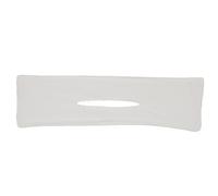 Lazos de tela para moño, bandas para el pelo para mujer, accesorio para peinado, duradero, ligero, fácil de llevar, para la vida cotidiana, yoga, correr, bailar, (blanco)