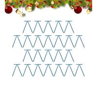 Lazos de terciopelo azul claro para árbol de Navidad - Lazos de terciopelo para Navidad, lazos rústicos de terciopelo | Adornos para árboles, lazos de terciopelo con cintas giratorias, lazos de