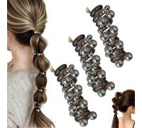 Lazos elásticos suaves para el pelo en espiral que no dañan el pelo, cordón de teléfono en espiral de perlas de subsistencia para mujeres, alambre de pelo trenzado, alambre de pelo de pony, cordón