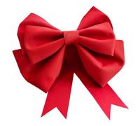 Lazos gigantes DIY Grande, Adornos De Lazo Grandes, Color Rojo Y Rosa, Hechos A Mano, Paquete Material Bricolaje, Decoración Pared For Exteriores, Navidad, San Valentín, Boda, Fiesta(Red,75cm)