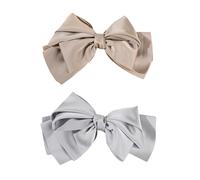 Lazos grandes para el cabello para mujer, pinzas de satén para el pelo, bonitos accesorios para el cabello franceses para todos los estilos de cabello