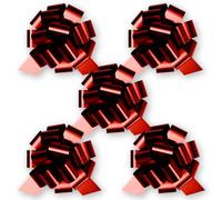 Lazos metálicos de 5 pulgadas (rojo)