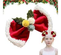 Lazos navideños para niñas, lazos para el cabello navideños,Hermosos clips de lazo | Accesorios coloridos para el cabello navideños, pinza para el pelo para fiestas navideñas, fiestas temáticas, fiest