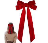 Lazos para árbol de Navidad, accesorios de estilo de doble capa, elegantes lazos preatados para el pelo, para Año Nuevo, boda, vacaciones, citas, dormitorio, puerta, ventana, sala de estar, porche