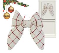 Lazos Para Decoraciones Navideñas - Cinta Grande Para Decoraciones De Árboles Festivos Con Alambre | Guirnalda Para Barandillas De Escaleras, Repisas De Chimeneas, De Puertas De Entrada Para Fie