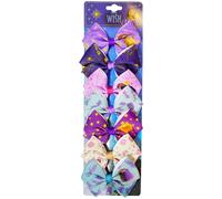 Lazos para el cabello Disney Wish Kids - Set de accesorios para el cabello - Paquete de 7 lazos de 4 pulgadas - Lazos para el cabello para ni as