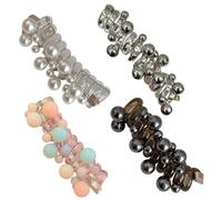 Lazos para el cabello en espiral, 4 lazos para el cabello en espiral, elásticos suaves sin daños, bobinas coloridas para coleteros gruesos, accesorios para mujeres y niñas