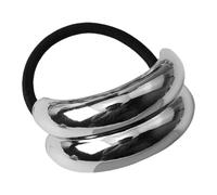 Lazos para el cabello que no dañan el pelo, doble arco, diadema de temperamento retro, coleteros para el pelo para uso diario y ocasiones especiales, diadema de cola de caballo de doble arco, diadema