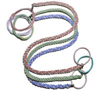 Lazos para el cabello Rip sin daños para cabello fino y fino, soportes elásticos en espiral de 18 pulgadas, colas de caballo trenzadas, para mujeres y niñas, bandas elásticas para el cabello para