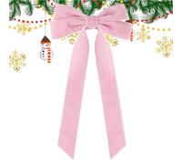 Lazos para el pelo, accesorios de peinado de doble capa, lazos rojos para el pelo, decoración de fiesta, para Año Nuevo, boda, vacaciones, citas, dormitorio, puerta, ventana, escalera, mantel, porche