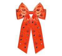 Lazos para el pelo de Halloween para mujer, fantasma, boo, calabaza, lazos para el pelo, con joyas, lazos para el pelo de Halloween, moños espeluznantes, accesorios de Halloween, regalos (patrón B3)