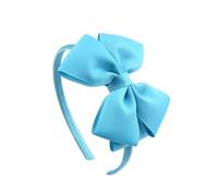 Lazos para el pelo hechos a mano para bebés y niñas, lindos lazos, diademas sólidas, tocados para el pelo de bebé (azul cielo)