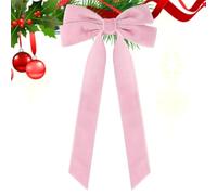 Lazos para el pelo para mujer, decoración navideña de doble capa, dije de de árbol reutilizable, para mujeres, hijas, Año Nuevo, boda, sala de estar, dormitorio, puerta, escalera, porche