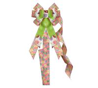 Lazos para gabinetes de cocina: coronas navideñas con estampado de huevos de Pascua, cintas para gabinetes, correas festivas para lazos grandes | Decoración estacional del partido del hogar de la