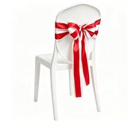 Lazos Y Navideñas Para Sillas Cinta Flexible Lavable Con Diseño Navideño | Cinta Para Silla De Comedor Para Hogar, Bodas, Banquetes, Infantil, Cumpleaños, , Vacaciones,