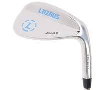 LAZRUS - Juego de cuñas de Golf forjadas Hombre, cuñas de Golf de 52, 56, 60 Grados + Cara fresada para más Giro, Gran Regalo de Golf (Plata, Individual de 56 Grados)